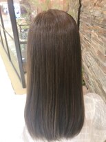 フープヘアー(HOOP.HAIR)&nbsp;ベージュカラーストレートパーマ