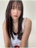 髪質改善/ストレート/２０代３０代/オリーブベージュ