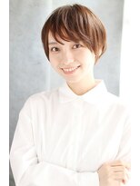 ヘアーアンドスマイル バル(hair&smile Baru) シャープラインのナチュラルショートスタイル