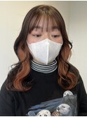 インナーカラーケアブリーチイヤリングカラーハイライトレイヤー