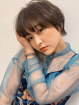 サンド 表参道(sand) 前下がりショートボブパーマ大人可愛い表参道