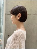 ミニボブぷつっとボブ切りっぱなしボブ