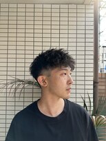 スウェル 船橋店(Swell) ハイライト/マッシュパーマ/ウルフ/アッシュブラック1