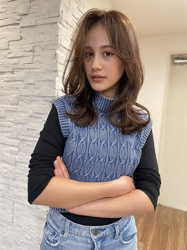 ノラキチジョウジ(NORA KICHIJOJI) #ミディアムレイヤー#レイヤーカット#カーテンバング#海外ヘア