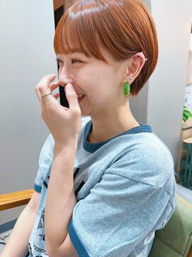 シビバイレボ(CIBI by revo) 地毛風カラー/ナチュラルレイヤーカット/ショートボブ[船橋]