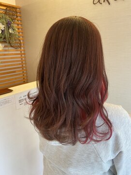アカラ ヘアー akala hair インナーレッド