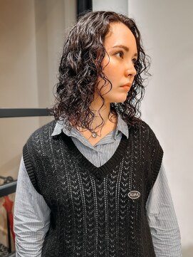 ヴヴ(Bub) nuance perm/ニュアンスパーマ　ミディアム　艶感