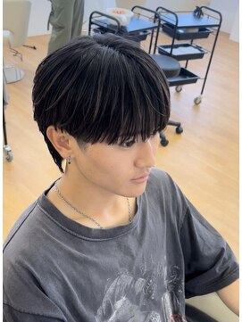 ビカム 名駅(become) シースルーマッシュニュアンスパーマ