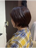 丸みショートボブ