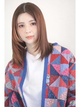 アンド(AND) レイヤーミディアム　髪質改善　ベージュ　中目黒　代官山　渋谷