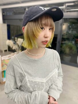 エルメ クラマエ(Elme) グラデーションカラー★切りっぱなしボブ