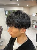 【メンズ】ニュアンスパーマ　フェザーパーマ　ヘッドスパ