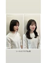 エクステ/ミディアムレイヤー/韓国風