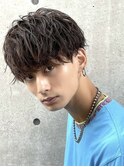 大分刈り上げマッシュショート束感ショートツイストパーマ