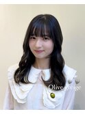 くびれヘア/オリーブグレージュ