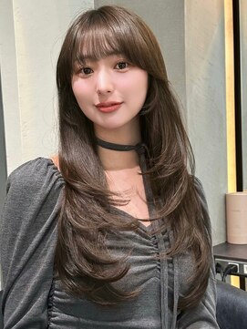ロンド メリー 大宮(Lond merry) ミディアムレイヤーカット/レイヤー/顔周り/韓国/髪質改善/大宮