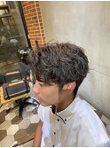 シャドウパーマセンターパート/MEN'S HAIR