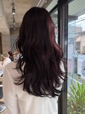 秋冬の暗髪暖色カラーと軽さと動きあるレイヤー　英心