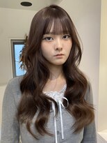 サンクプロジェクト(cinq PROJECT)&nbsp;ミルクティーピンクグレーベージュブラウン韓国風レイヤーカット