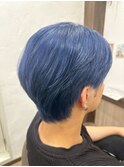 ハイライトバレイヤージュダブルカラーケアブリーチ20代30代