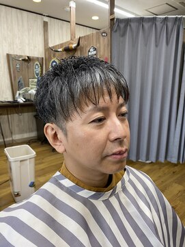 アールズ ヘア(R's hair) 自然な質感で仕上げるショートスタイル 印西 barber 理容室