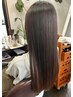 【水素】ダメージレス◎髪質改善ストレート+カット+ケア商品　￥27500→￥19800