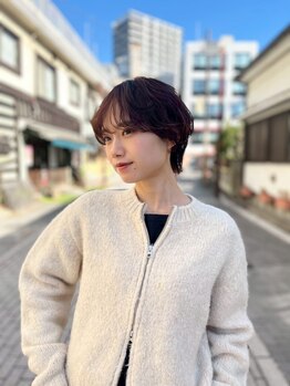 ビーチ 浦和店(Beach)の写真/【浦和駅北口】カット技術でセットが難しいショートもアレンジ◎いつも自分の髪が好きになれるスタイルに