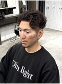 ラルフカール スペインカール フェザーパーマ mens