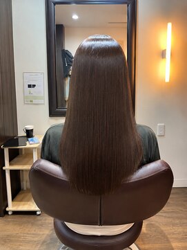 テュセ ヘアー 京都(Tu sais hair kyoto) 「【縮毛矯正】地毛風つや髪ロング」