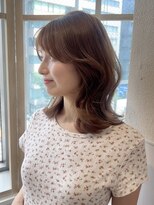 アフロート ディル(AFLOAT D'L) 顔周りカット韓国レイヤーくびれミディアム