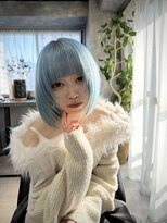 イリス 心斎橋(.elice)&nbsp;ショートウルフハイライトマッシュウルフシースルーマッシュ