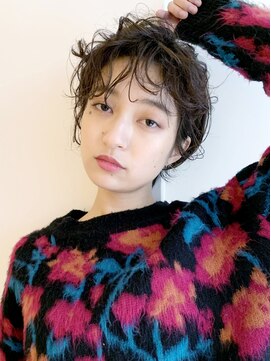 アルバム 銀座(ALBUM GINZA) ショートアレンジ_スリークボブ厚めバングローライト_67499