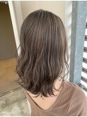 【Zina 梅田】イメチェンフォギーベージュ耳かけ毛先パーマ２６