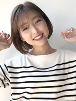 【GARDEN川谷】20代30代大人可愛い小顔ボブ×グレージュ