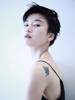 ココ 本八幡(KOKO)&nbsp;黒髪クラゲヘアーオリーブグレー小顔ココアベージュショート