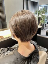 シファー(～Cifer)&nbsp;前髪なしショート/ふわふわショート/カーキアッシュお客様ヘア☆