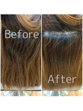 【髪質改善酸性ストレート】Before/After