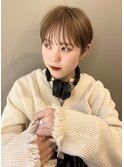 柔らかベージュ＊ベリーショート