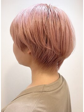 レンジシキチジョウジ (RENJISHI KICHIJOJI) ピンクベージュショートボブ【RENJISHI 松岡】