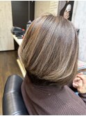 立体感のある大人ボブ