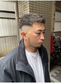 スキンフェードツイストスパイラルツーブロックマッシュ24