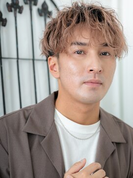 トニーアンドガイメン ホテル京阪仙台店(TONI&GUY MEN) ツイストスパイラルパーマでエアー感のルーズマッシュb仙台