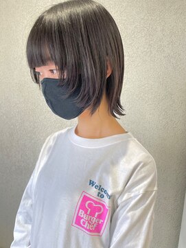 ヘアーアンドメイク アズール 浦和店(Hair&Make Azur) 暗髪ボブウルフ