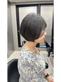 大人丸みショート/前髪あり