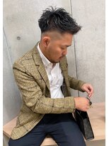 エウペ 渋谷(WEUPE)&nbsp;斜めバング/グレージュカラー/デザインカラー/シルキーベージュ