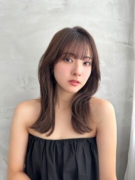 ラフィス ヘアー エイル 京橋店(La fith hair ail) 【La fith】チャコールグレージュ×韓国風ヘア