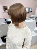 20代30代大人可愛い小顔ショート丸みボブウルフカット