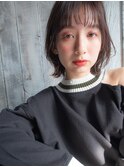 くびれボブ/切りっぱなし/ブランジュ◎30代40代50代