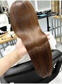 美髪矯正ストレート カラー13レベル