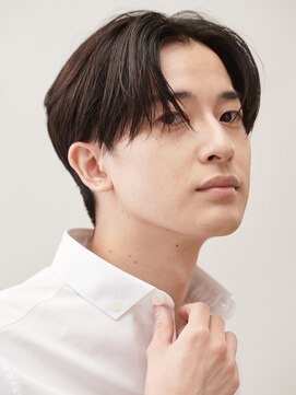 レタッチバイフィフス(RETOUCH by fifth) センターパートカルマヘアニュアンスパーマ韓国シャドウパーマ